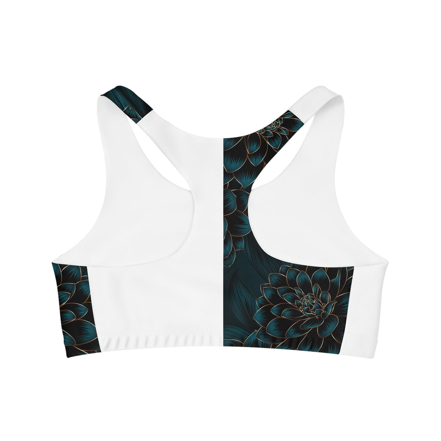 Floral Seamless Sports Bra (AOP)