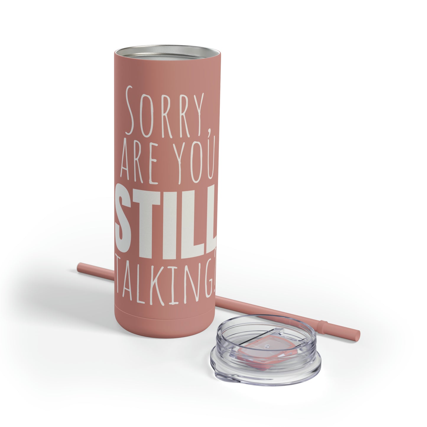 Skinny Matte Tumbler, 20oz - Annoyed