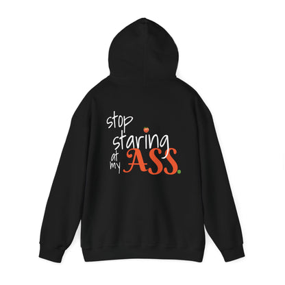 Stop Staring 🍑 Unisex Heavy Blend™ Hooded Sweatshirt