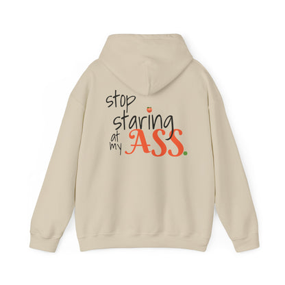 Stop Staring 🍑 Unisex Heavy Blend™ Hooded Sweatshirt