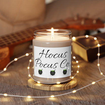 Halloween - Scented Soy Candle, 9oz "Hocus Pocus Co."