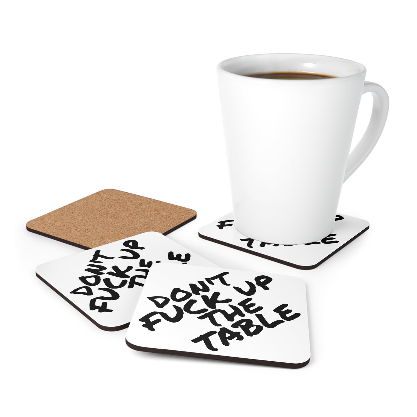 Hilarious Cork Coaster Set