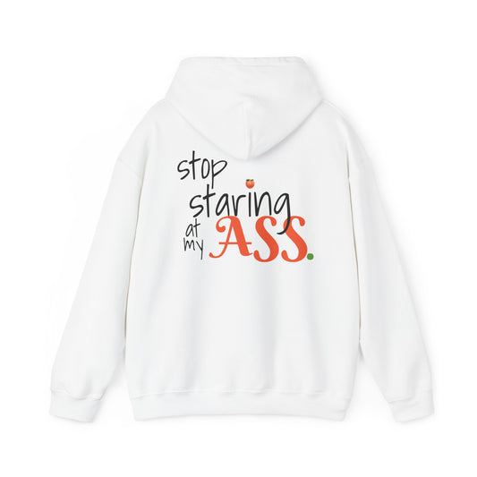 Stop Staring 🍑 Unisex Heavy Blend™ Hooded Sweatshirt