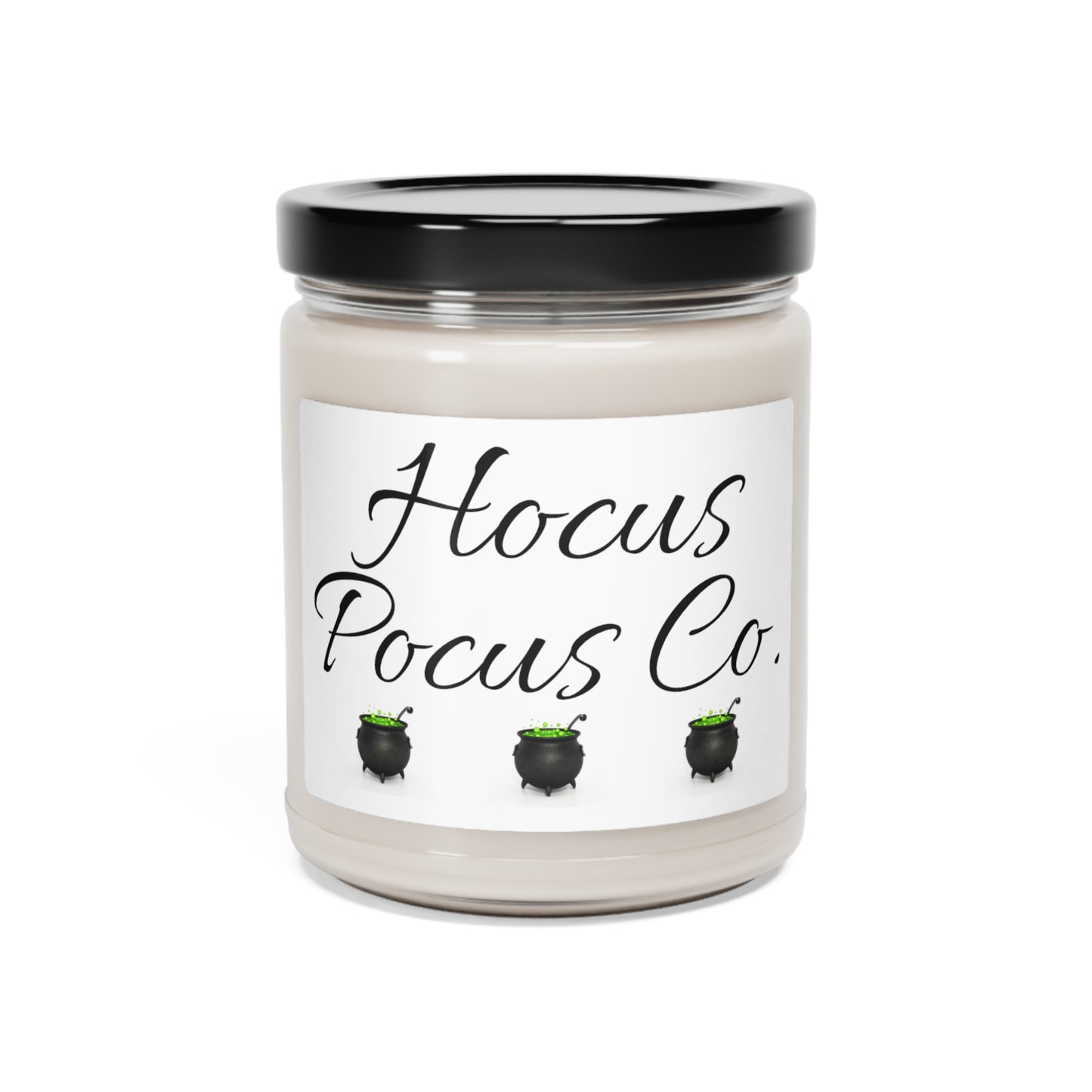 Halloween - Scented Soy Candle, 9oz "Hocus Pocus Co."