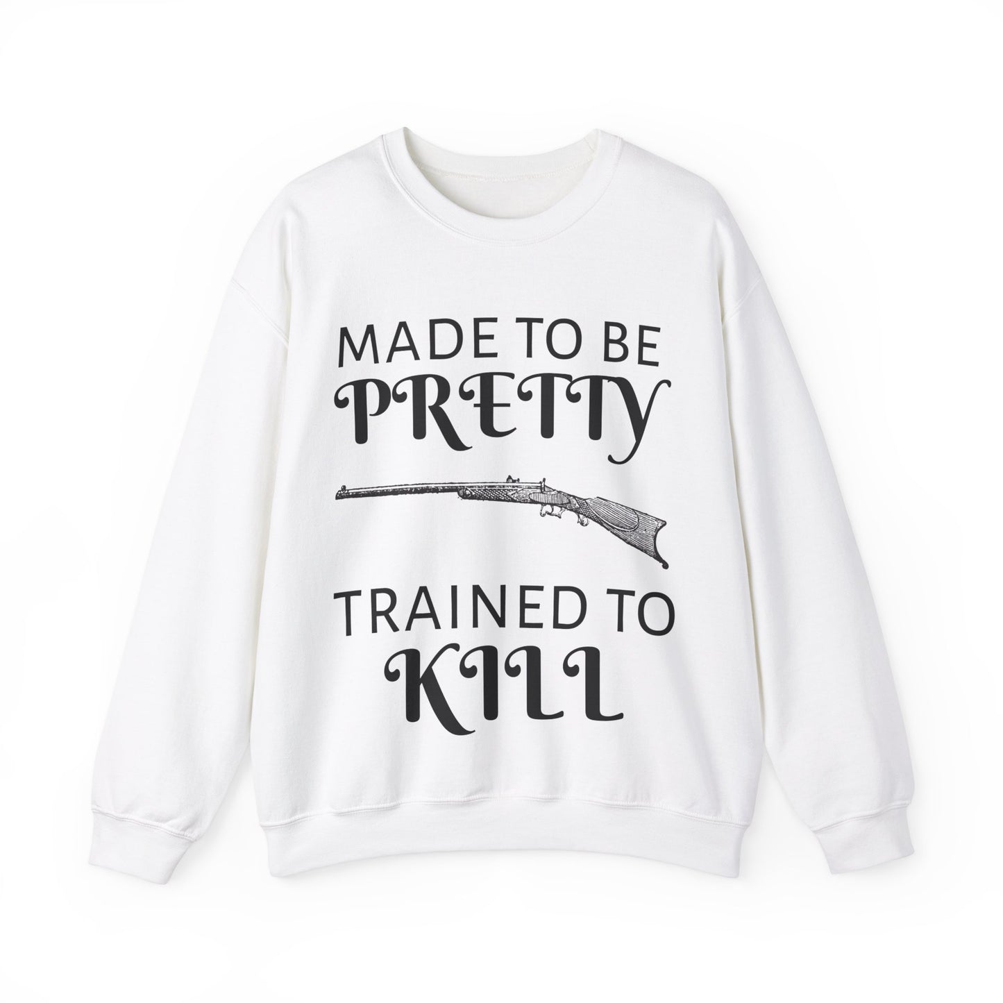 Women's Crewneck Sweatshirt "Trained to Kill"