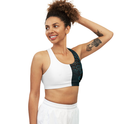 Floral Seamless Sports Bra (AOP)