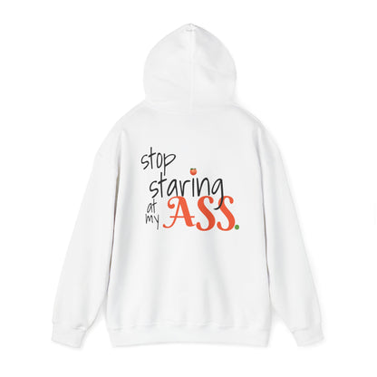 Stop Staring 🍑 Unisex Heavy Blend™ Hooded Sweatshirt