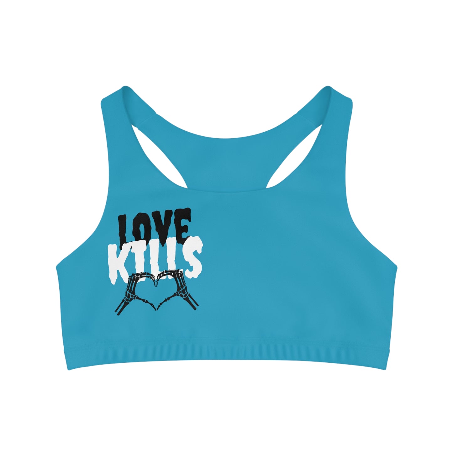 Love Kills Seamless Sports Bra (AOP)